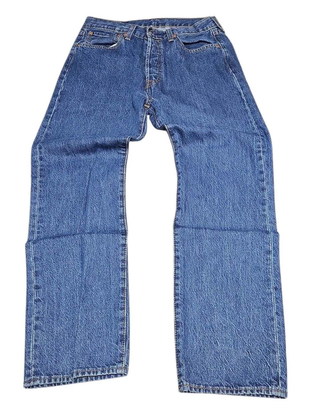 Levi's 501 Original Fit Jeans Size 32x30 Blue Denim Straight Leg